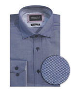 Picture of Brooksfield Geo Dobby Luxe Shirt