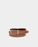 Picture of Loop Reversible Black & Tan 35mm Leather Belt