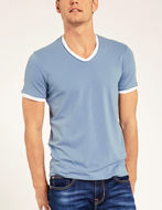 Picture of Gaudi V-Neck Teal S/S Tee