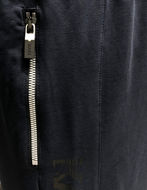 Picture of Karl Lagerfeld Logo Navy Zip Sweatpant