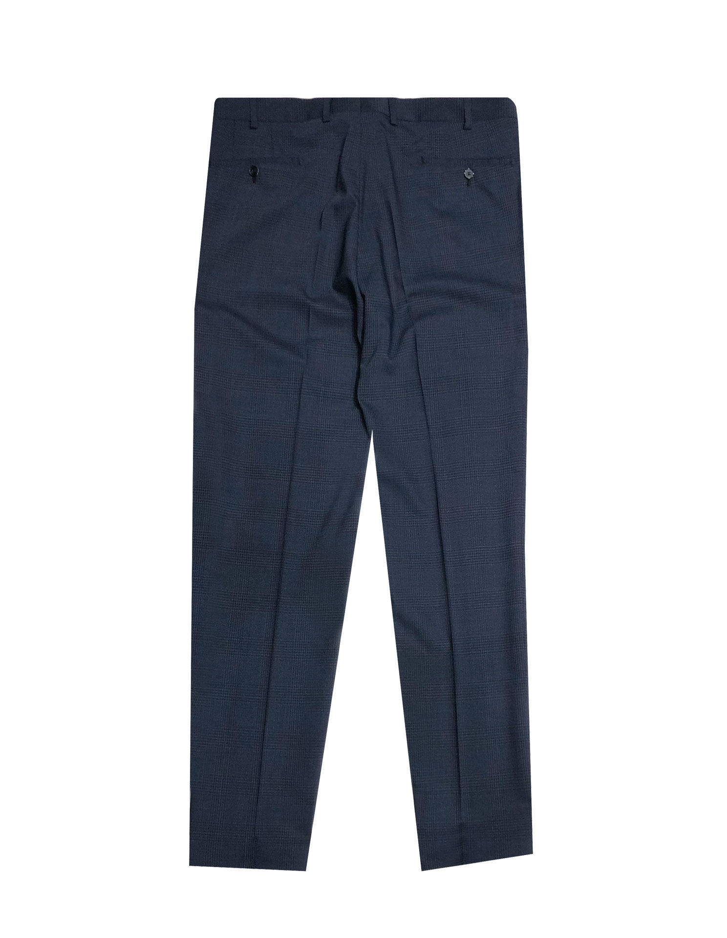 Karl Lagerfeld Stretch Check Navy 3 Piece Suit - George Harrison ...