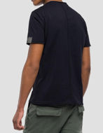 Picture of Replay Trim Cut Navy Tee