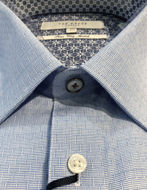 Picture of Ted Baker Endurance Grid Timeless Blue Stretch Shirt