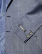 Picture of Studio Italia Blue Grey Over Check Suit
