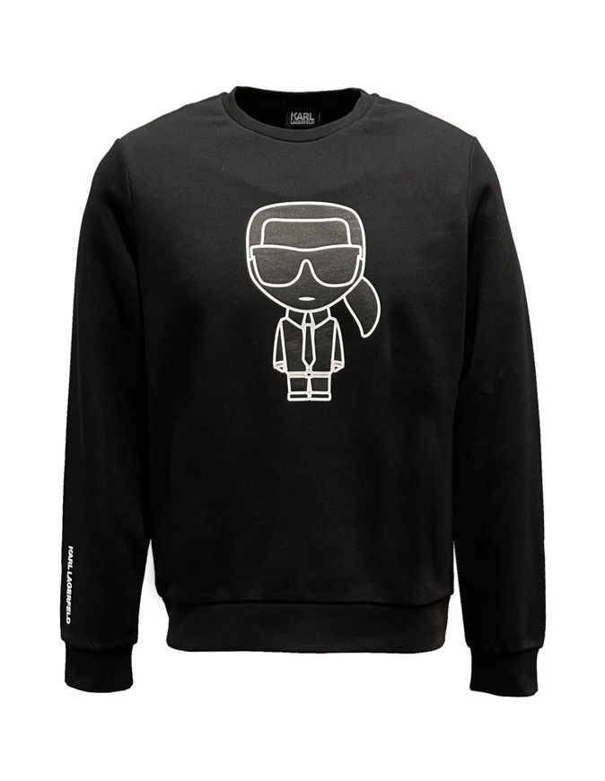 Picture of Karl Lagerfeld Ikonik Black Logo Sweatshirt