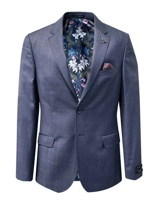 Picture of Ted Baker Blue Over Check London Suit