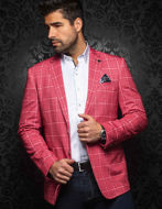 Picture of Au Noir Dustin Red Check Jacket