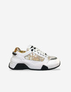 Picture of Versace White Baroque Altair Sneakers