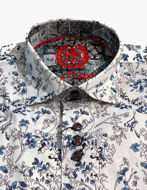 Picture of Au Noir Luca Cotton Floral Short Sleeve Shirt