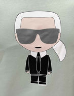 Picture of Karl Lagerfeld Ikonik Mint Emoji Sweatshirt