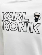 Picture of Karl Lagerfeld Ikonik Logo Embossed Sweatshirt