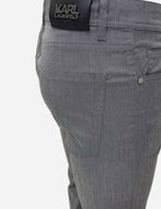 Picture of Karl Lagerfeld Steel grey Stretch Luxury Pant