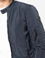 Picture of Replay Navy Biker Puffer Jacket