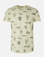 Picture of No Excess Lemon Lobster Print Tee