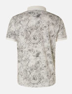 Picture of No Excess Floral Print Grey Polo
