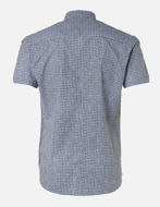 Picture of No Excess Tile Print Blue S/S Shirt