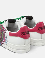 Picture of Versace White Regalia Baroque Court Sneakers