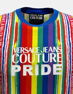 Picture of Versace Pride Stripe Slim Tee