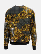 Picture of Versace Tartan Baroque Print Sweatshirt