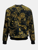 Picture of Versace Black Regalia Baroque Print Sweatshirt