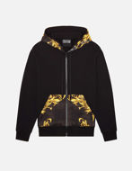 Picture of Versace Tartan Baroque Hooded Sweat Jacket