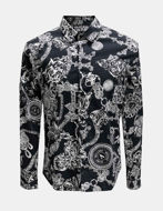 Picture of Versace B&W Regalia Baroque Slim Shirt