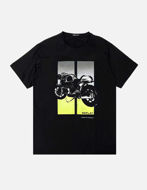 Picture of Replay Biker Print Short Sleeve Tee
