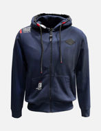 Picture of Replay Navy Logo Hooded Sweat Jacket