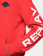 Picture of Replay Red Logo Hooded Sweat Jacket