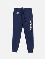 Picture of Replay Navy Printed Logo Sweatpant