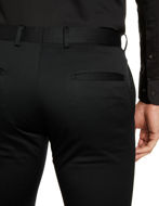 Picture of Studio Italia Stretch Cotton Black Pant
