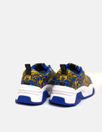 Picture of Versace Cobalt Sun Garland Court Sneakers