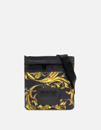 Picture of Versace Jeans Black & Gold Garland Crossbody Bag