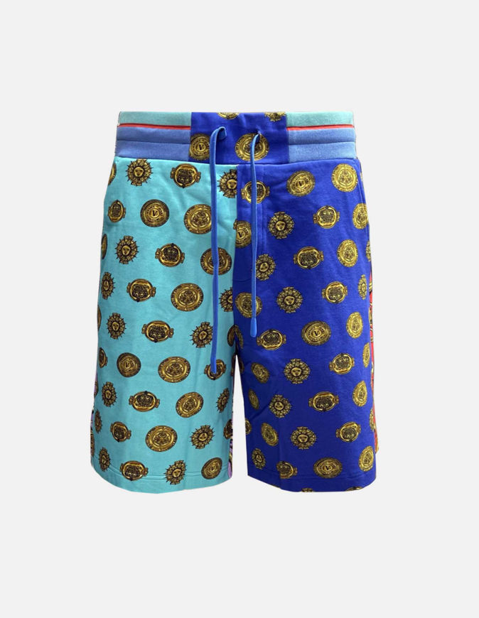 Picture of Versace Multicolor Sun Coin Garland Sweat Shorts