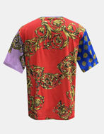 Picture of Versace Multicolor Sun Coin Garland Loose Fit Tee