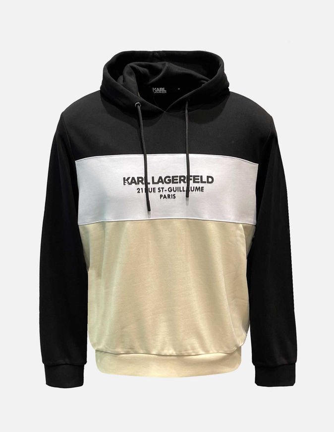 Karl Lagerfeld Beige 21 Paris Hooded Sweatshirt - George Harrison ...