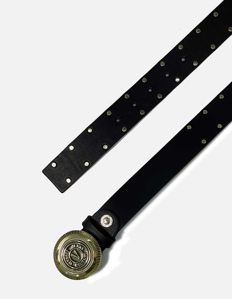 Picture of Versace Jeans Couture Gold V-Emblem Stud Belt