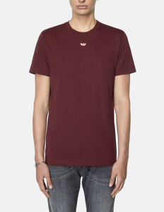 Picture of Diesel Diegor D Embroidered Plum Tee