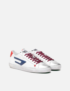 Picture of Diesel Leroji Low Red Lace White Sneaker