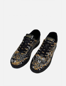 Picture of Versace Full Logo Baroque Sneakers