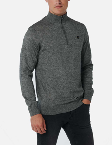 Picture of No Excess Grey Turtleneck Pullover Knit