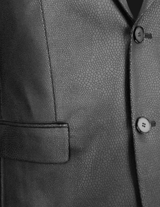 Picture of Karl Lagerfeld Textured Pleather Blazer