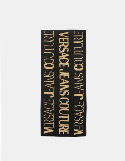 Picture of Versace Black & Gold Logo Scarf