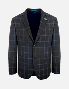 Picture of Gibson Stretch Check Black Suit