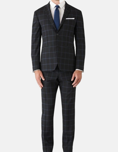 Picture of Gibson Stretch Check Black Suit