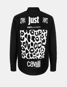 Picture of Just Cavalli Leopard Label Slim Shirt