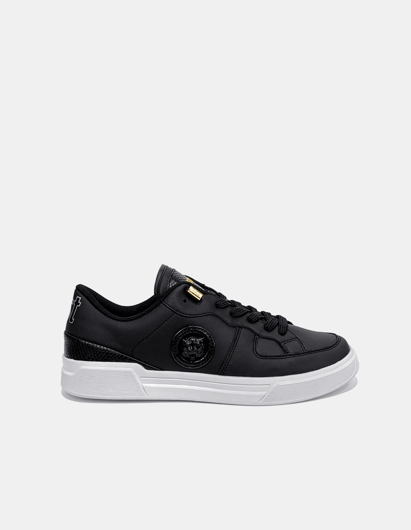 Picture of Just Cavalli Black Tiger Emblem Sneakers