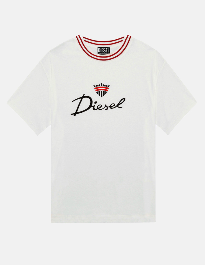 Picture of Diesel Embroidered Loose Tee