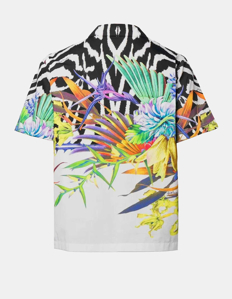 Picture of Just Cavalli Jungle Flower Loose Short Sleeve Shirt