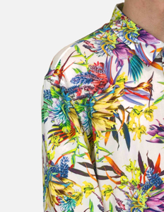 Picture of Just Cavalli Flower Print Slim Shirt